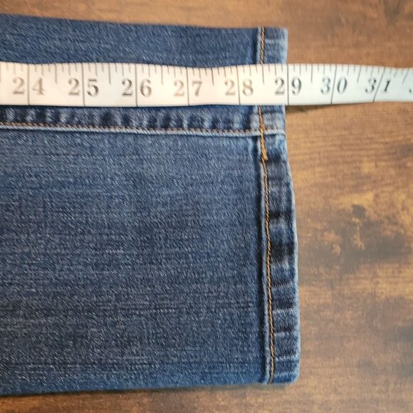 Lauren Ralph Lauren Jeans Womens 10 Premier Straight Medium Dark Stretch Denim - Picture 11 of 13